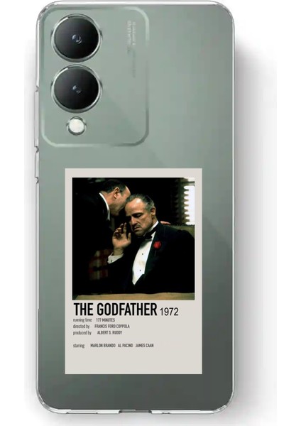 Vivo Y17S Uyumlu The Godfather Baba Poster Tasarımlı Baskılı Silikon Kılıf
