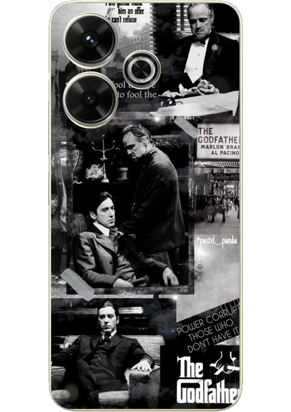 Redmi 13 Uyumlu The Godfather Baba Film Tasarımlı Baskılı Silikon Kılıf