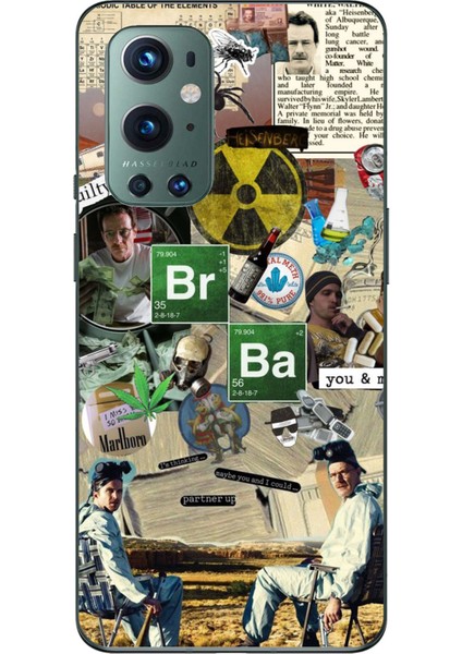 Oneplus 9 Pro Uyumlu Breaking Bad Kolaj Baskılı Silikon Kılıf