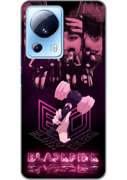 Xiaomi Mi 13 Lite Uyumlu Blackpink Poster Baskılı Silikon Kılıf