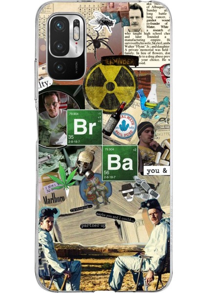 Redmi Note 10 5g Uyumlu Breaking Bad Kolaj Baskılı Silikon Kılıf