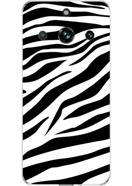 Realme 11 Pro-Pro Plus Uyumlu Zebra Tasarımlı Baskılı Silikon Kılıf