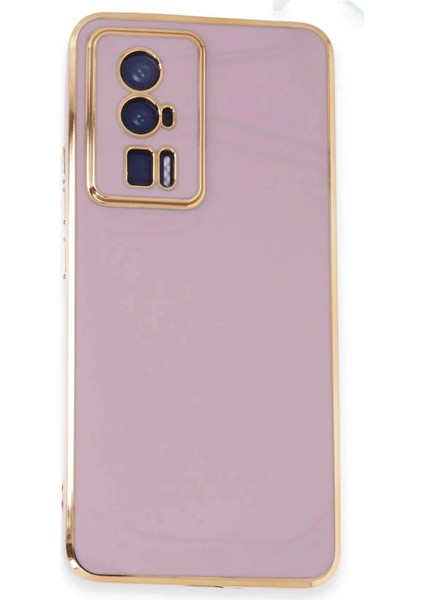 Xiaomi Poco F5 Pro Kılıf Volet Silikon - Mor