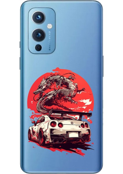 Oneplus 9 Uyumlu Gtr Ejderha Tasarımlı Baskılı Silikon Kılıf