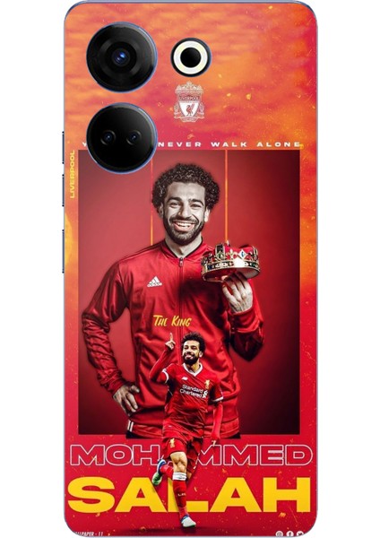 Tecno Camon 20 - 20 Pro 4g Uyumlu Salah King Kral Tasarımlı Baskılı Silikon Kılıf