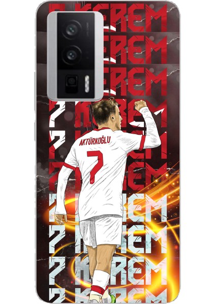 Poco F5 Pro Uyumlu Kerem Aktürkoğlu Sevinç Baskılı Silikon Kılıf