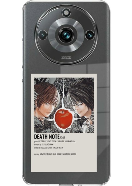 Realme 11 Pro-Pro Plus Uyumlu Death Note Poster Tasarımlı Baskılı Silikon Kılıf