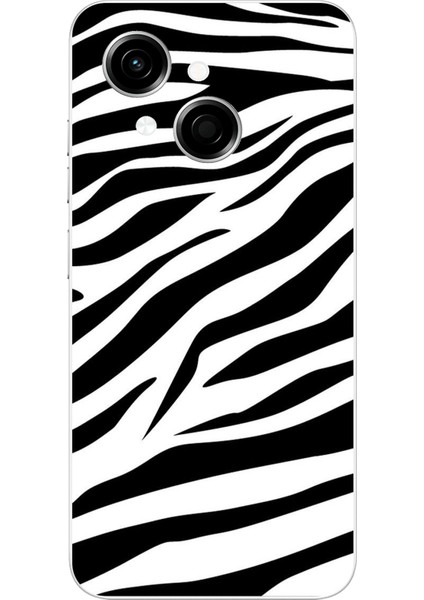 Tecno Spark Go 1 Uyumlu Zebra Tasarımlı Baskılı Silikon Kılıf