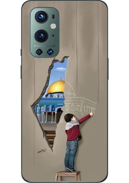 Oneplus 9 Pro Uyumlu Mescid-I Aksa Duvar Baskılı Silikon Kılıf