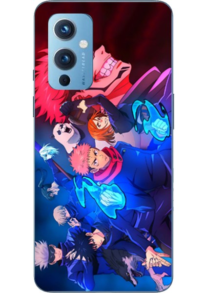 Oneplus 9 Uyumlu Jujutsu Kaisen Baskılı Silikon Kılıf