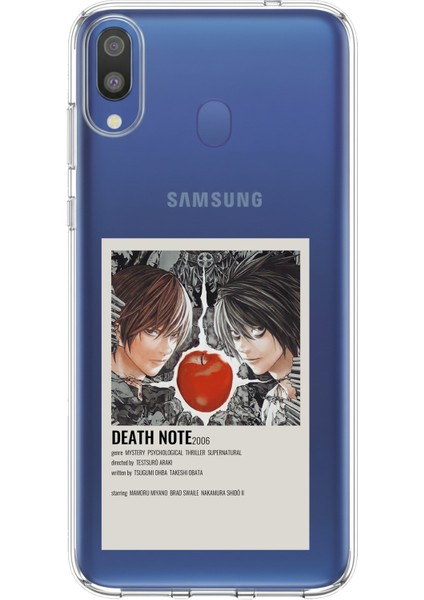 Samsung Galaxy M20 Uyumlu Death Note Poster Tasarımlı Baskılı Silikon Kılıf