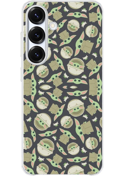 Samsung Galaxy S25 Uyumlu Minik Yodalar Duvar Kağıdı Baskılı Silikon Kılıf