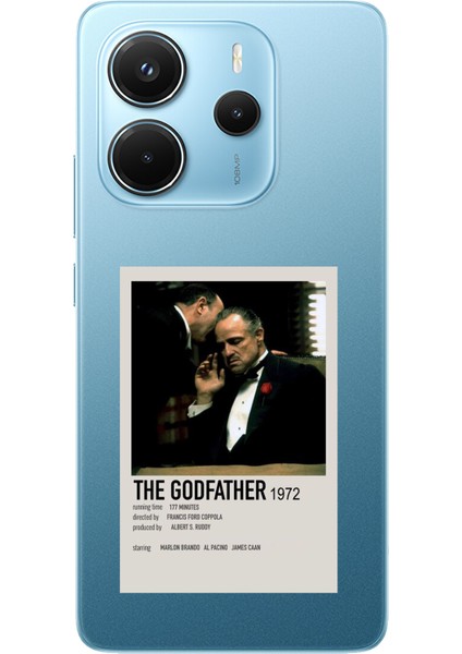 Redmi Note 14 4g Uyumlu The Godfather Baba Poster Tasarımlı Baskılı Silikon Kılıf