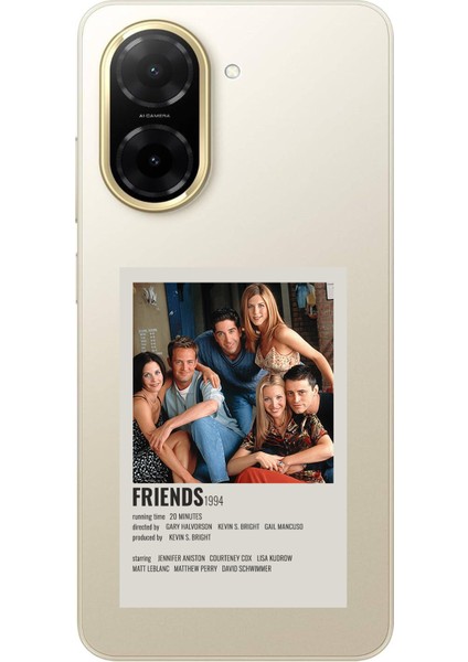 Redmi A5 Uyumlu Friends Mini Poster Tasarımlı Baskılı Silikon Kılıf