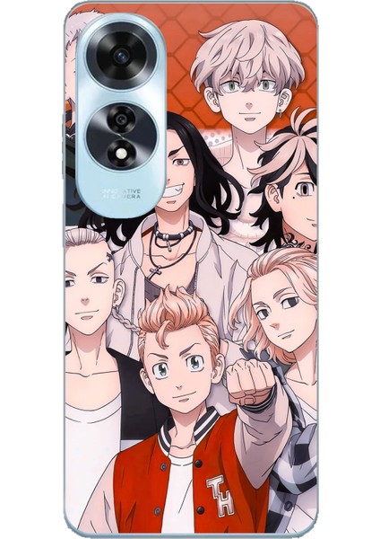 Oppo A60 Uyumlu Tokyo Revengers Karakterler Baskılı Silikon Kılıf