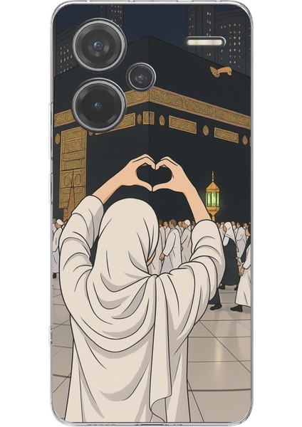 Redmi Note 13 Pro Plus 5g Uyumlu Kabe Aşkı Baskılı Silikon Kılıf