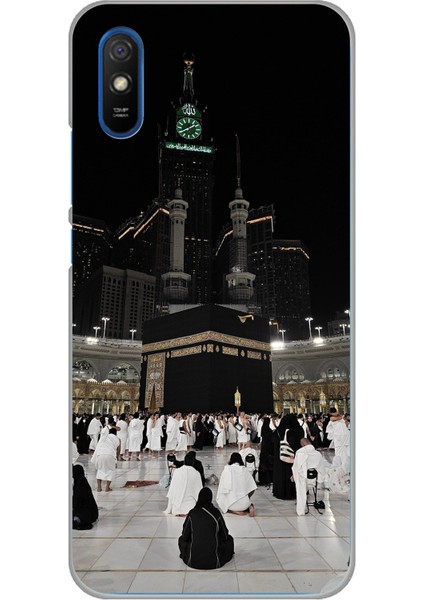 Redmi 9A Uyumlu Kabe Umre Baskılı Silikon Kılıf