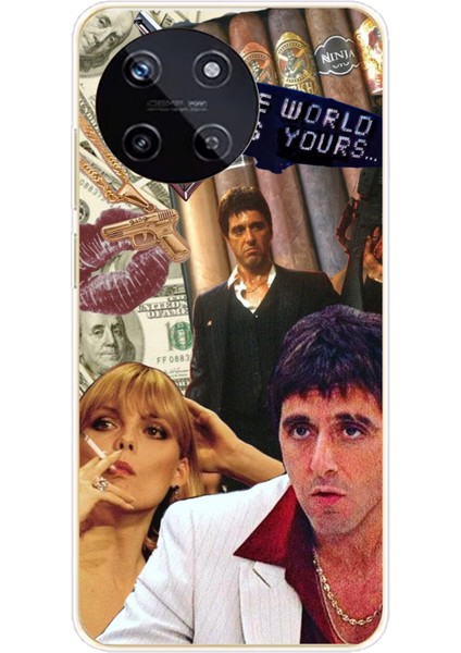 Realme 11 4g Uyumlu The Worlds Is Yours Tasarımlı Baskılı Silikon Kılıf