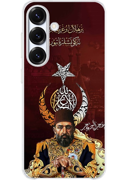 Samsung Galaxy S25 Plus Uyumlu Abdülhamid Han Baskılı Silikon Kılıf