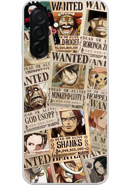 Samsung Galaxy A26 Uyumlu One Piece Gazete Tasarımlı Baskılı Silikon Kılıf