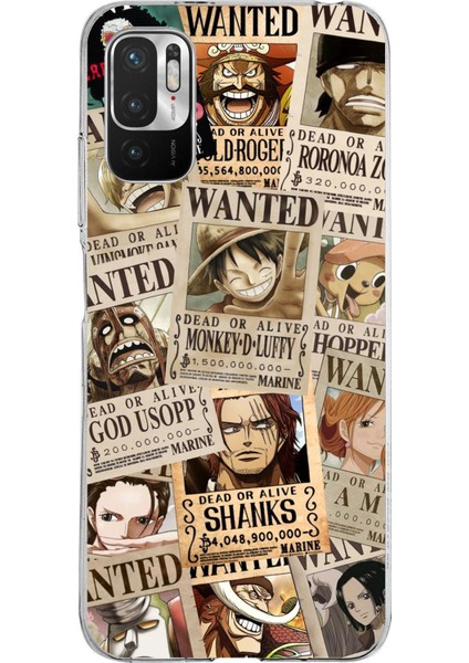 Redmi Note 10 5g Uyumlu One Piece Gazete Tasarımlı Baskılı Silikon Kılıf