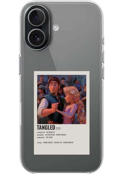 iPhone 17 Uyumlu Rapunzel Tangled Tasarımlı Baskılı Silikon Kılıf