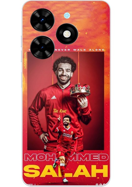 Tecno Spark Go 2024 Uyumlu Salah King Kral Tasarımlı Baskılı Silikon Kılıf