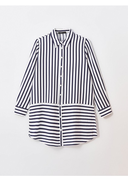 Yeni Sezon Çizgili Kadın Gömlek Tunik indirimleri