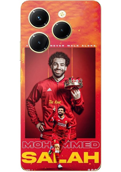 Tecno Spark 20 Pro Uyumlu Salah King Kral Tasarımlı Baskılı Silikon Kılıf