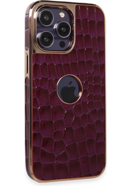 iPhone 13 Pro Max Kılıf Snake Kapak - Derin Mor