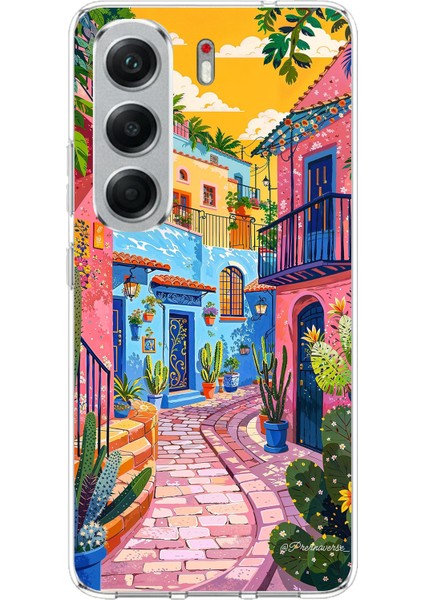 Tecno Camon 40 Pro Uyumlu Renkli Sanat Sokak Silikon Kılıf