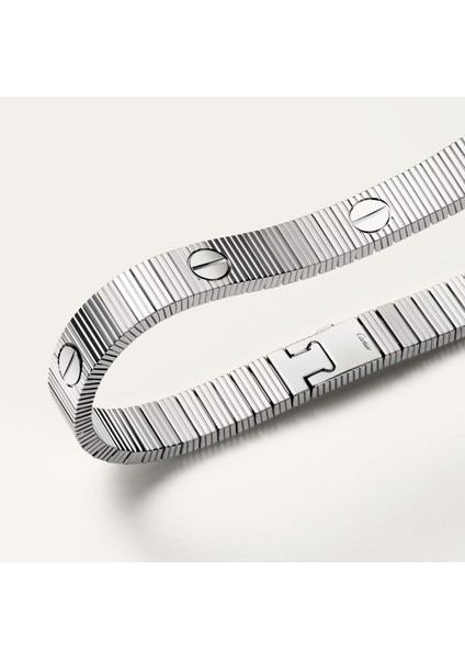 Cartier Sınırsız Aşk Bilekliği, Esnek 925 Ayar Gümüş Paladyum Kaplama Orijinal Kutulu fırsatları
