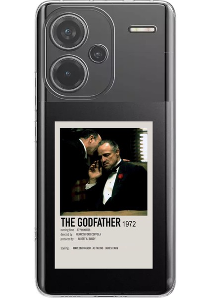 Redmi Note 13 Pro Plus 5g Uyumlu The Godfather Baba Poster Tasarımlı Baskılı Silikon Kılıf