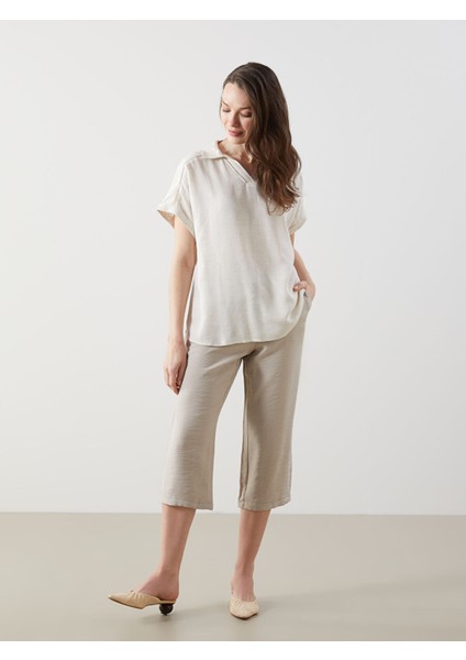 Yeni Sezon Beli Lastikli Kadın Kapri