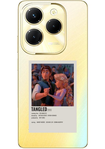 Tecno Spark 20 Pro Uyumlu Rapunzel Tangled Tasarımlı Baskılı Silikon Kılıf