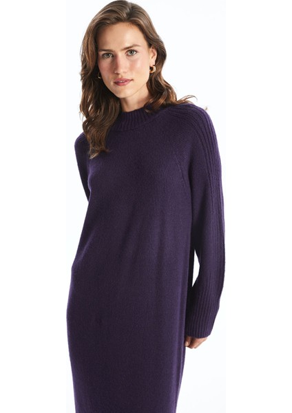 Yeni Sezon Bisiklet Yaka Kadın Triko Elbise fiyatları