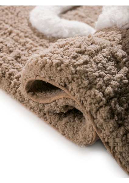 Yeni Sezon Yazı Nakışlı Banyo Paspası 50X80 cm fırsatları