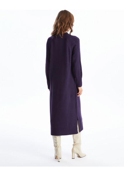 Yeni Sezon Bisiklet Yaka Kadın Triko Elbise fırsatları