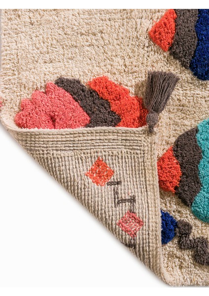 Yeni Sezon Püsküllü Banyo Paspası 50X80 cm fırsatları