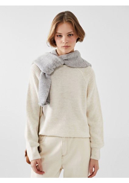 Yeni Sezon Dik Yaka Kadın Triko Tunik fırsatları