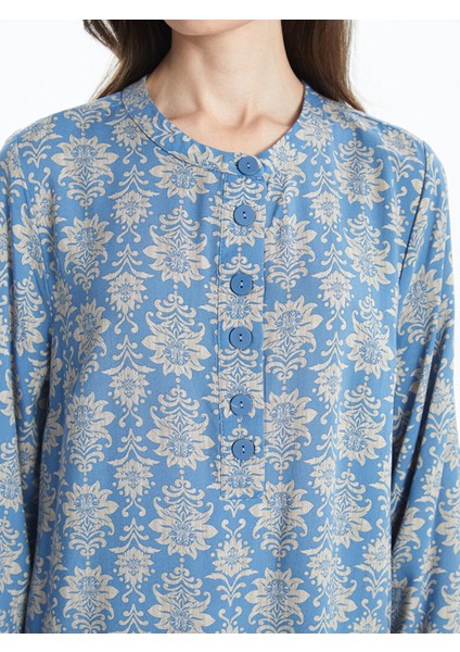 Yeni Sezon Bisiklet Yaka Desenli Kadın Tunik fırsatları