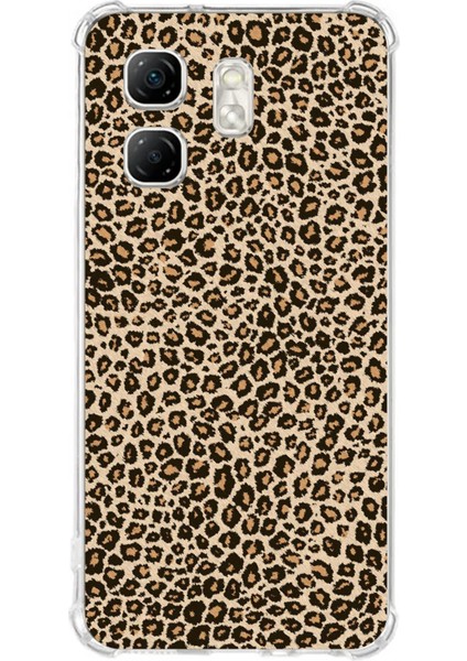 Infinix Hot 50I - Smart 9 Uyumlu Leopar Tasarımlı Baskılı Silikon Kılıf
