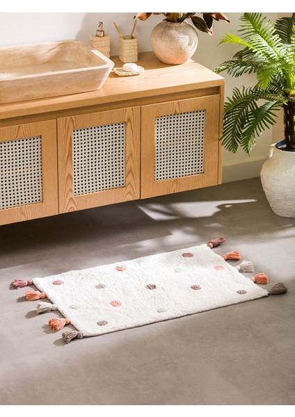 Yeni Sezon Püsküllü Banyo Paspası 50X80 cm