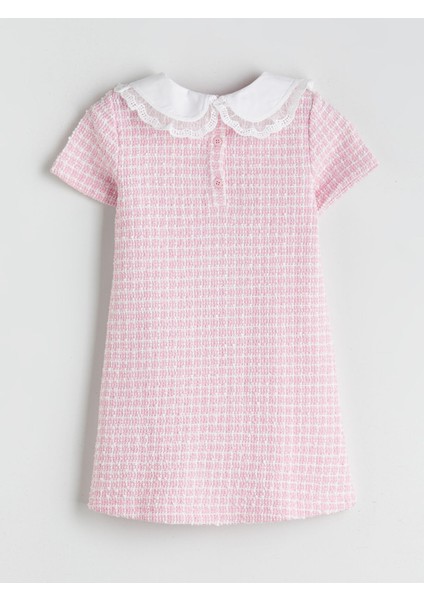 Yeni Sezon Bebe Yaka Ekose Kız Çocuk Elbise indirimleri