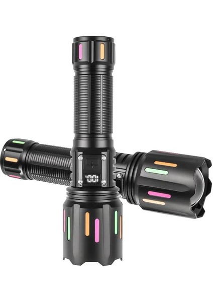 PS-9954 30W Zoomlu LED Powerbank Özellikli Şarjlı Profesyonel El Feneri fiyatları