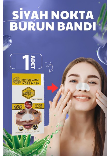 Absolute Burun Siyah Nokta Bandı 1 Adet 719154