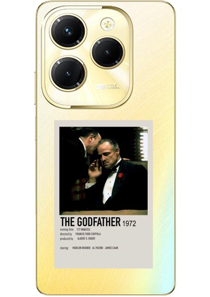 Tecno Spark 20 Pro Uyumlu The Godfather Baba Poster Tasarımlı Baskılı Silikon Kılıf