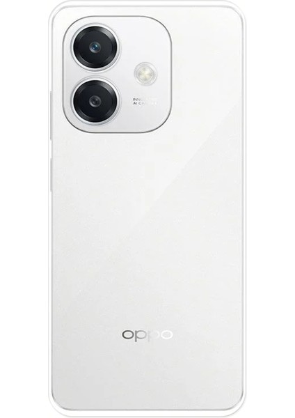 Oppo A3 Uyumlu Şeffaf Silikon Kılıf