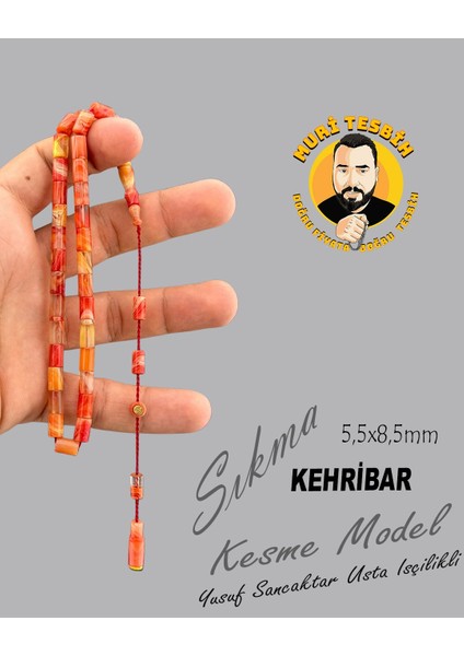 Yusuf Sancaktar Sıkma Kehribar Kesme Model 5,50X8,50