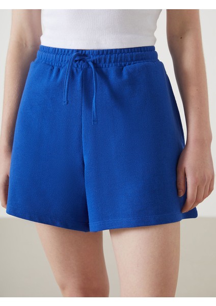 Yeni Sezon Beli Lastikli Kadın Şort modelleri